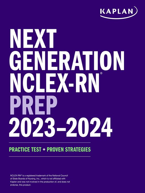 Title details for Next Generation NCLEX-RN Prep 2023-2024 by Kaplan Nursing - Wait list